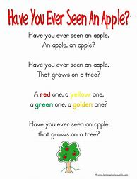 Image result for Apple Songs for Preschoolers