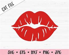 Image result for Lips Outline SVG