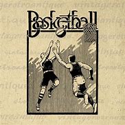 Image result for Basketball Clip Art Vintage