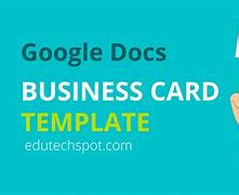 Image result for Blank Business Card Template Google Docs