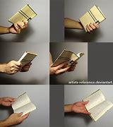 Image result for Holding Book Reference Side View