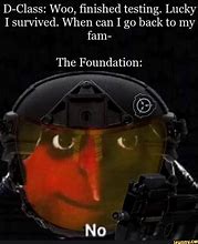 Image result for SCP Class Meme