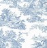 Image result for Blue and White Toile Wallpaper