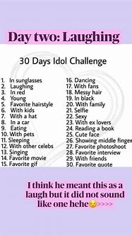 Image result for 30 Idol Challenge