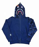 Image result for Blue BAPE with Words On It