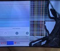 Image result for Broken Screen Samsung 85 in TV