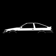 Image result for AE86 Silhouette