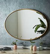 Image result for Oval Brass Wall Mirror