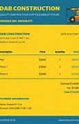 Image result for Free Contractor Invoice Template Word