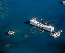 Image result for Aerial View of USS Arizona
