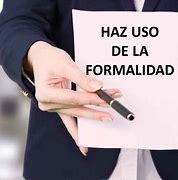 Image result for formalidad