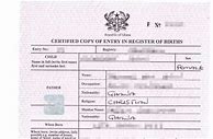 Image result for Ghana Death Certificate