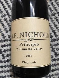 Image result for A F Nichols Pinot Noir Lillie's