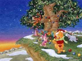 Image result for Winnie the Pooh Christmas Wallpaper