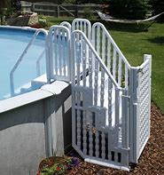 Image result for Pool Ladder Gate Child