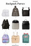 Image result for What Is in My Backpack Purse