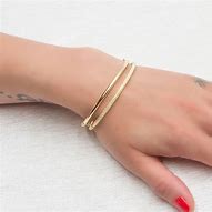 Image result for Simple Gold Cuff Bracelet