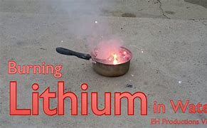 Image result for Lithium Fire Water