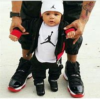 Image result for Babies Wearing Jordan's