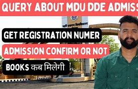 Image result for MDU Registrar