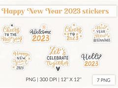 Image result for New Year iPhone Stickers