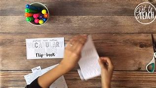 Image result for Vocabulary Flip Book