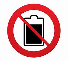 Image result for Lithium Battery Prohibited On Airplanes Symbols