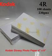Image result for 4R Paper Size
