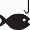 Image result for Fish Hook Black Clip Art