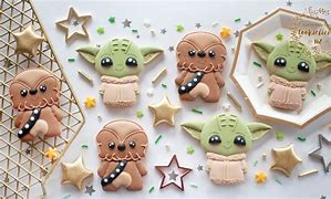 Image result for Baby Yoda Cookie Template