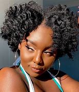 Image result for Brush Hair Down Natural Hair 4C