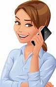 Image result for Man Talking On Cell Phone Cartoon