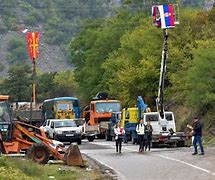 Image result for Serbia-Kosovo Street Close