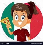 Image result for Girl Eating Pizza Clip Art