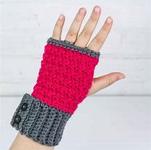 Image result for Crochet Fingerless Gloves