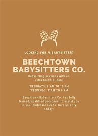 Image result for Babysitting Flyer Ideas