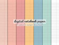 Image result for Digital Notebook Paper