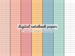 Image result for Digital Notebook Paper
