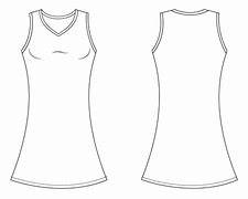 Image result for Blank Netball Uniform Design