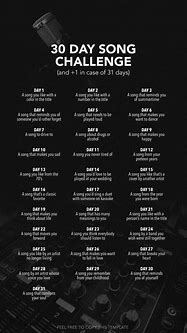 Image result for 31 Day Music Challenge
