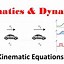Image result for Basic Physics Kinematic Equations