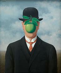 Image result for Magritte Apple Man