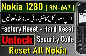 Image result for Nokia 1280 Reset Code