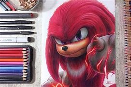 Image result for Sonic 2 Knuckles Drawing