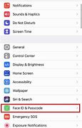 Image result for Setting of iPhone Passcode