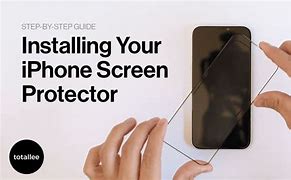 Image result for iPhone Screen Glass Protector Installation