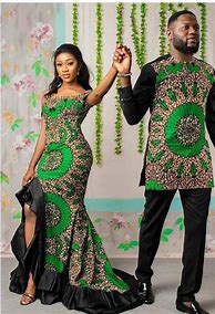 Image result for African Couple Outfits