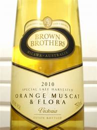 Image result for Brown Brothers Late Harvest Orange Muscat Flora