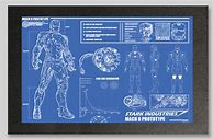 Image result for Iron Man Suit Blueprint Nanotech