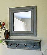 Image result for Entryway Mirror with Shelf